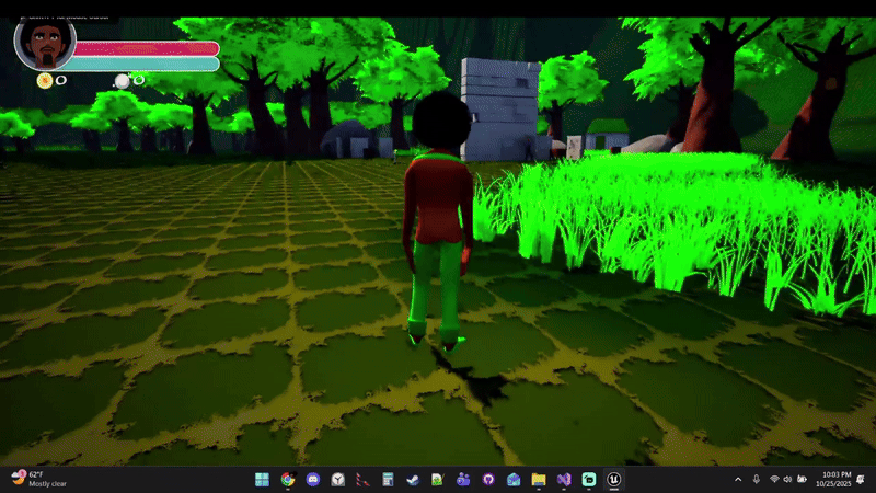 Loan Swordsman game footage of fighting the base enemy